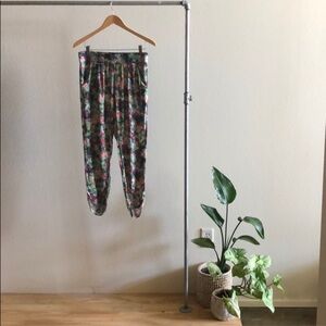 ANTHROPOLOGIE abstract floral Pants